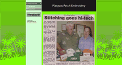 Desktop Screenshot of platypuspatch.com